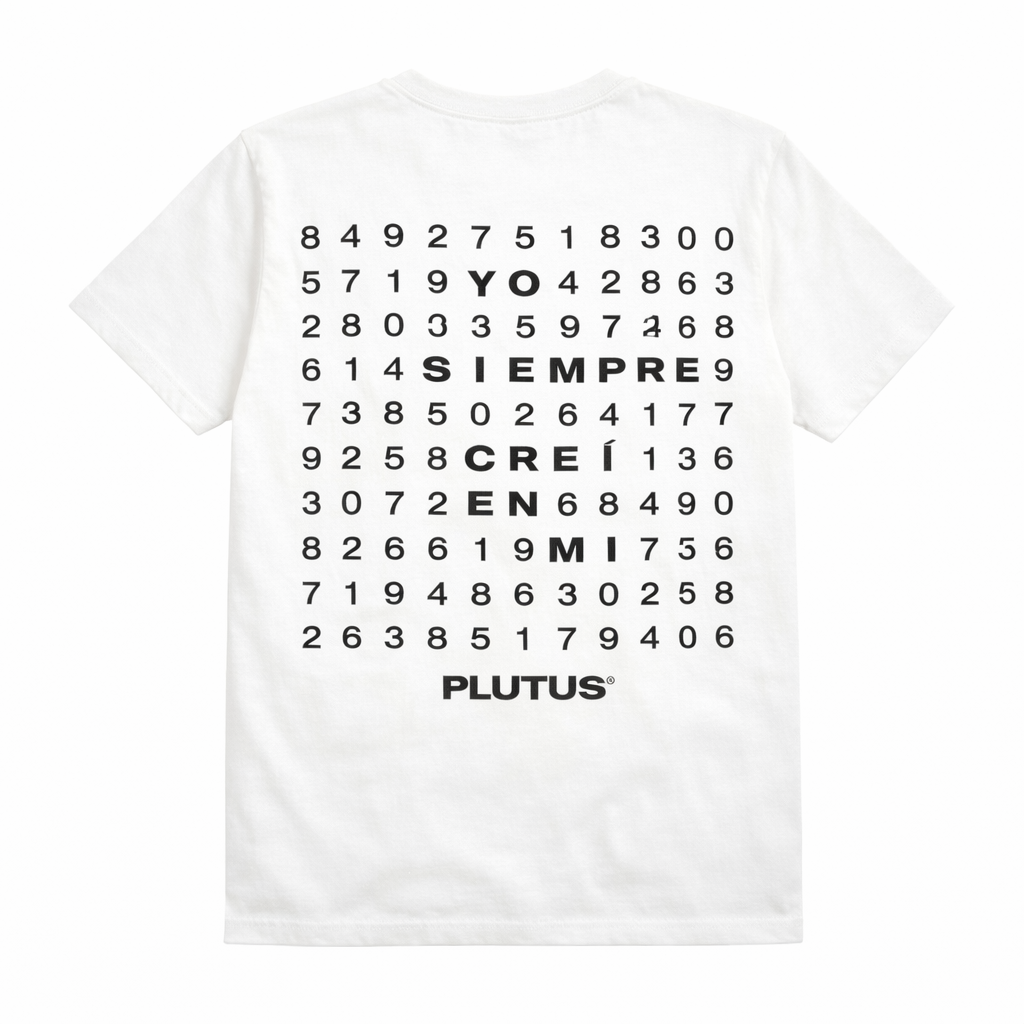 Plutus “Yo Siempre Creí en Mí” T-Shirt