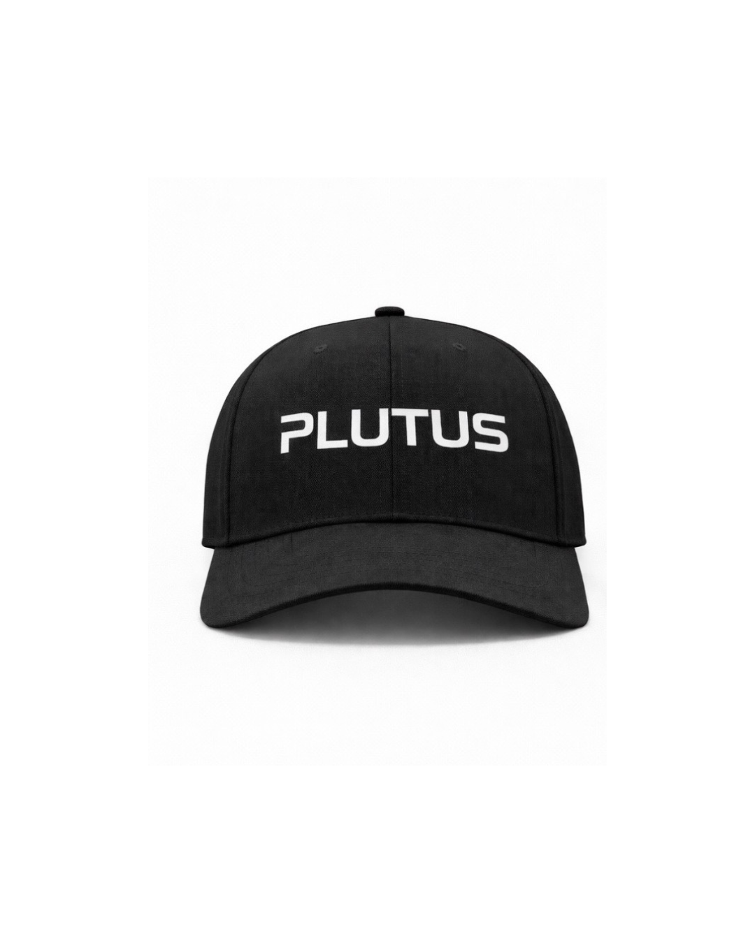 Plutus Classic Black Snapback Hat